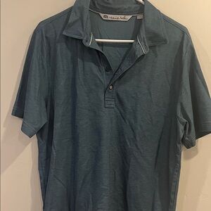 Travis Mathew Slate Blue Polo Shirt